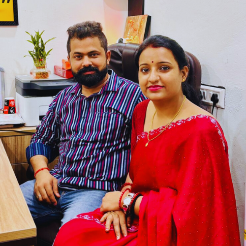 – Rupesh & Vanshika Pandey